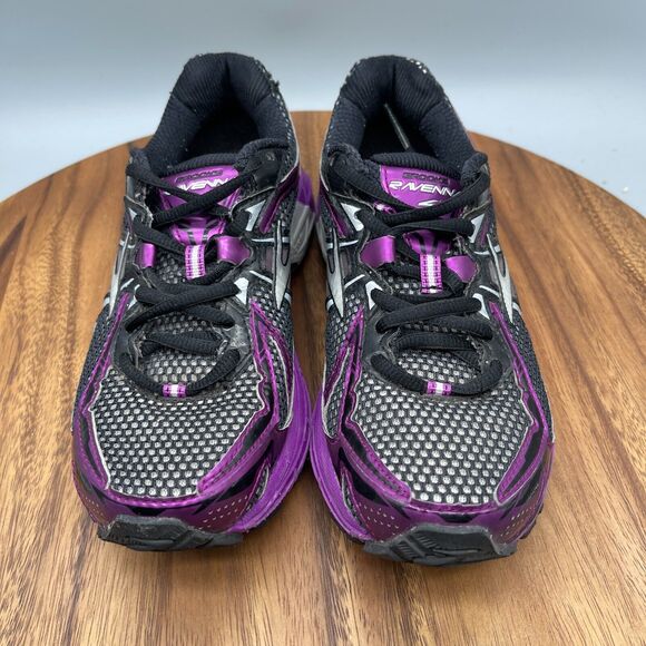 Brooks Ravenna 4 Shoes Womens Size 6 Running Purple Black 1201251B612 Sneakers - Picture 2 of 8